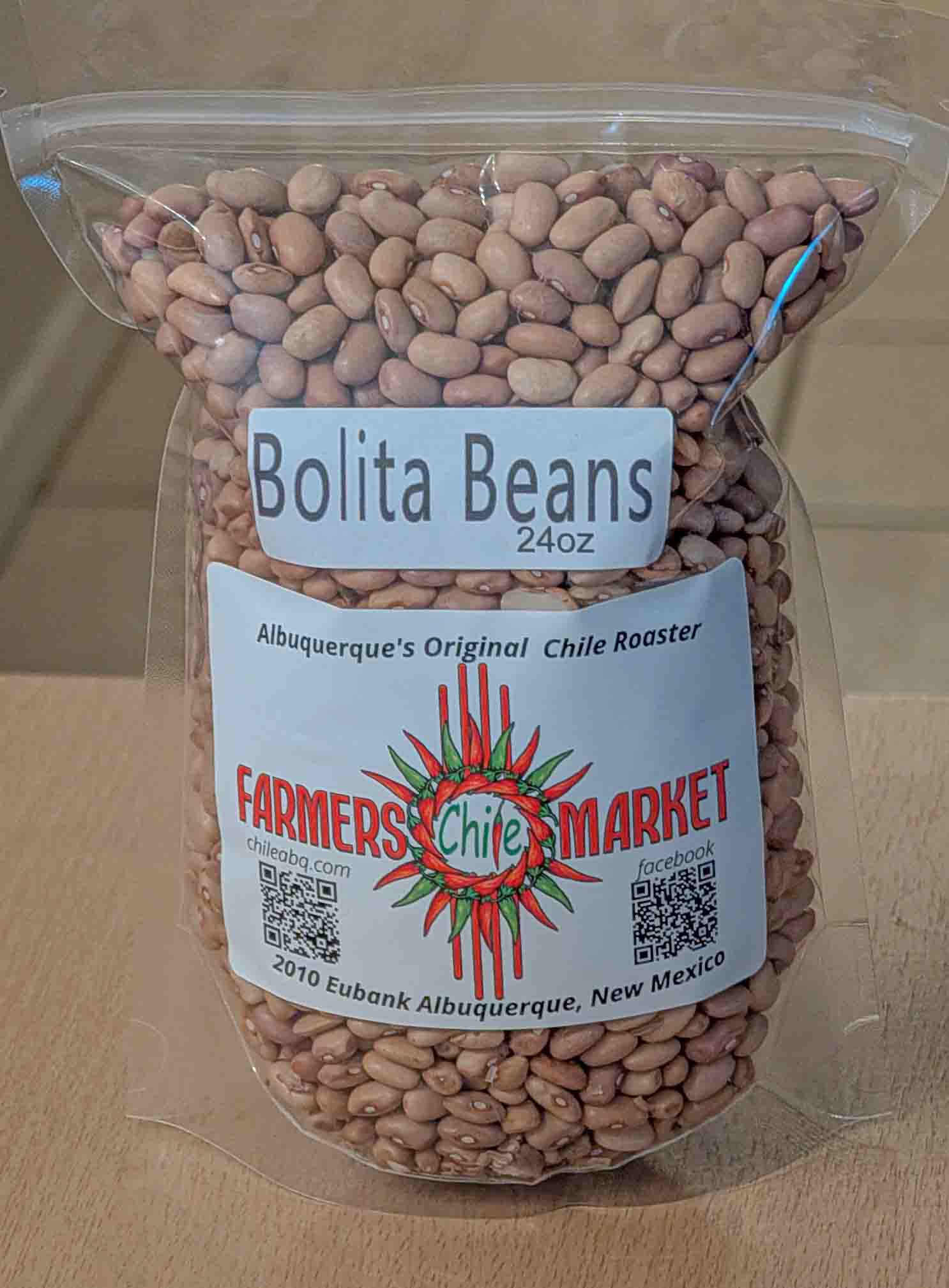 a 1 lb 8 oz package of bolita beans from Dove Creek Colorado